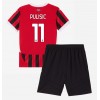 AC Milan Christian Pulisic #11 Heimtrikot 2024-25 Kurzarm (+ kurze hosen)